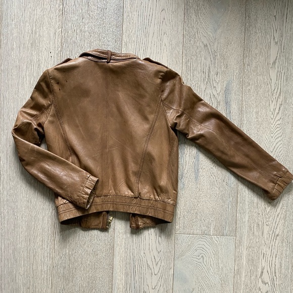 Salad Cognac Leather jacket XS - Picture 2 of 4